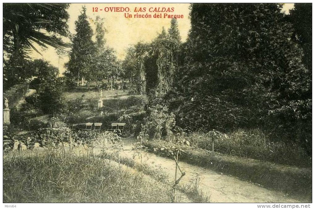 OVIEDO .   LAS CALDAS UNRINCON DEL PARQUE . - Asturias (Oviedo)