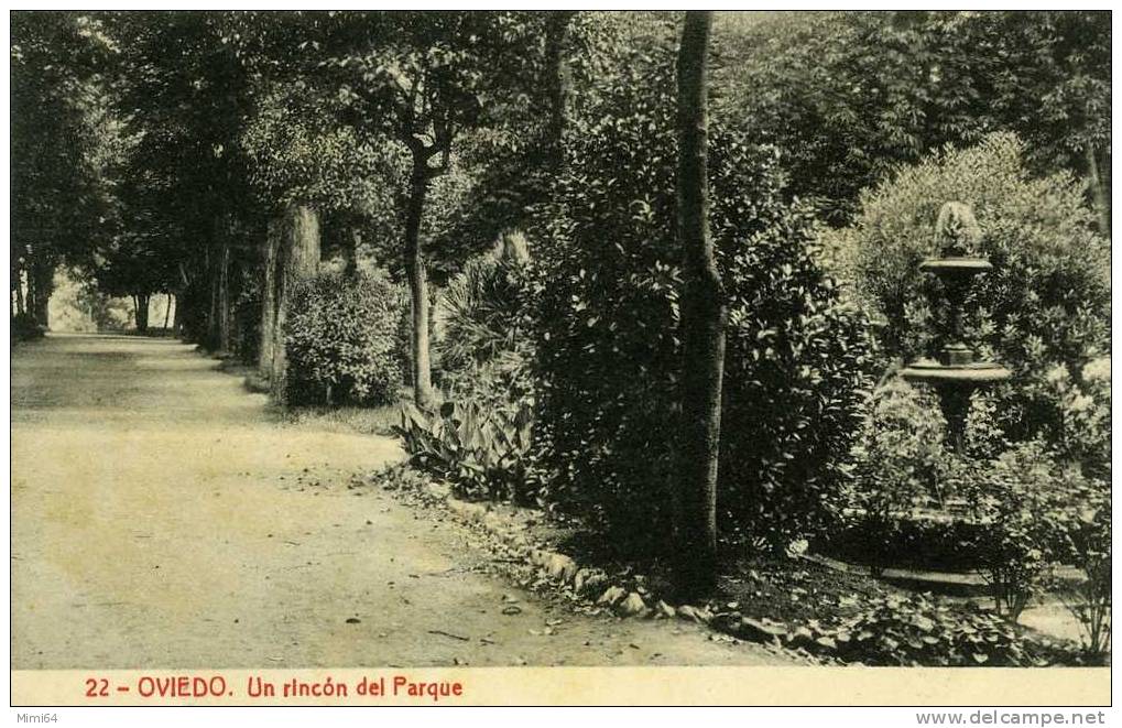 OVIEDO .  UN RINCON DEL PARQUE . - Asturias (Oviedo)