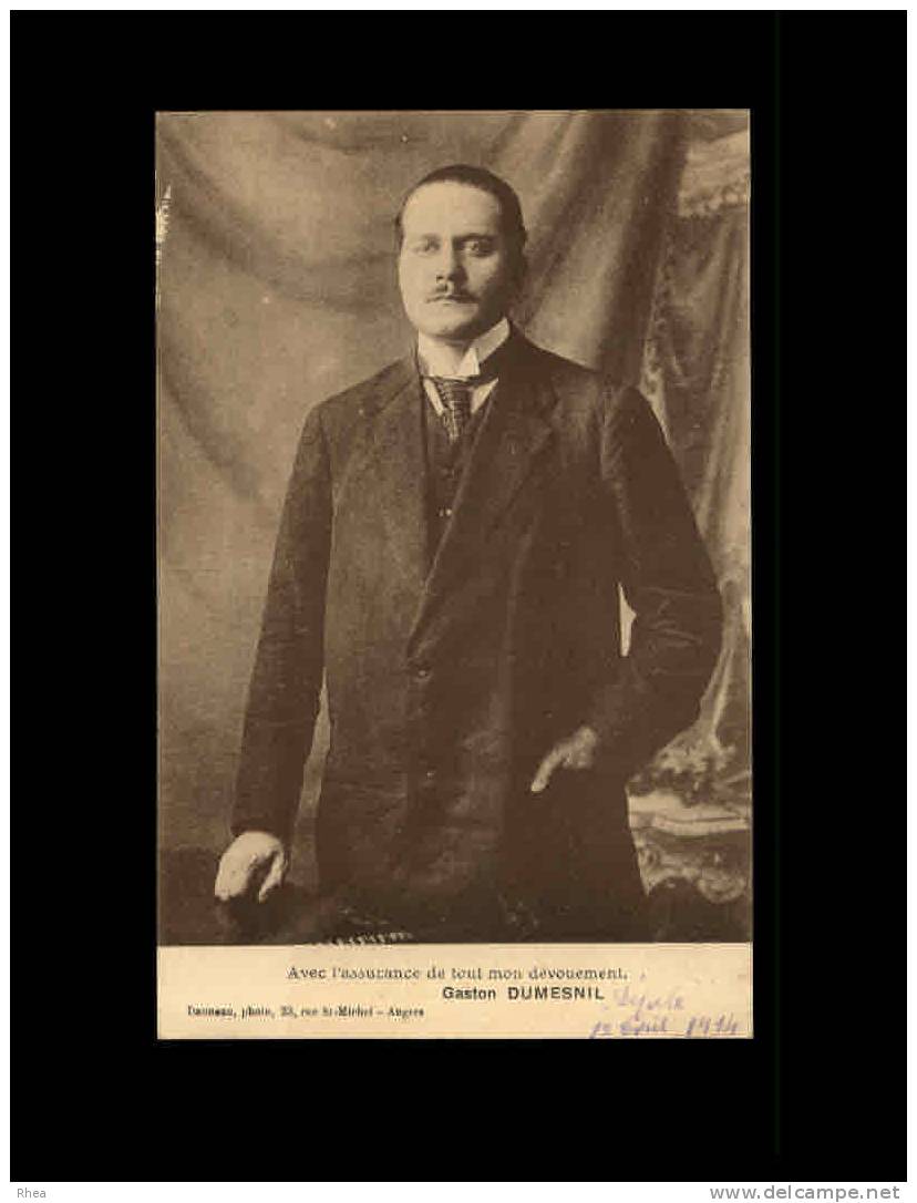 49 - ANGERS - Gaston Dumesnil - Homme Politique - Député En 1914 - Angers