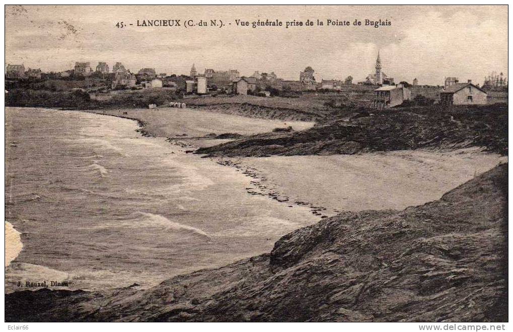 22 Lancieux        Vue Générale  Prise De La  Pointe De BUGLAIS CPA  Année 1936 - Lancieux