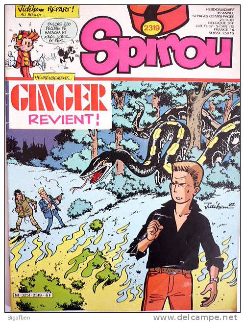 SPIROU N°2319 - 1982 - Couv. JIDÉHEM / TBE - Spirou Magazine