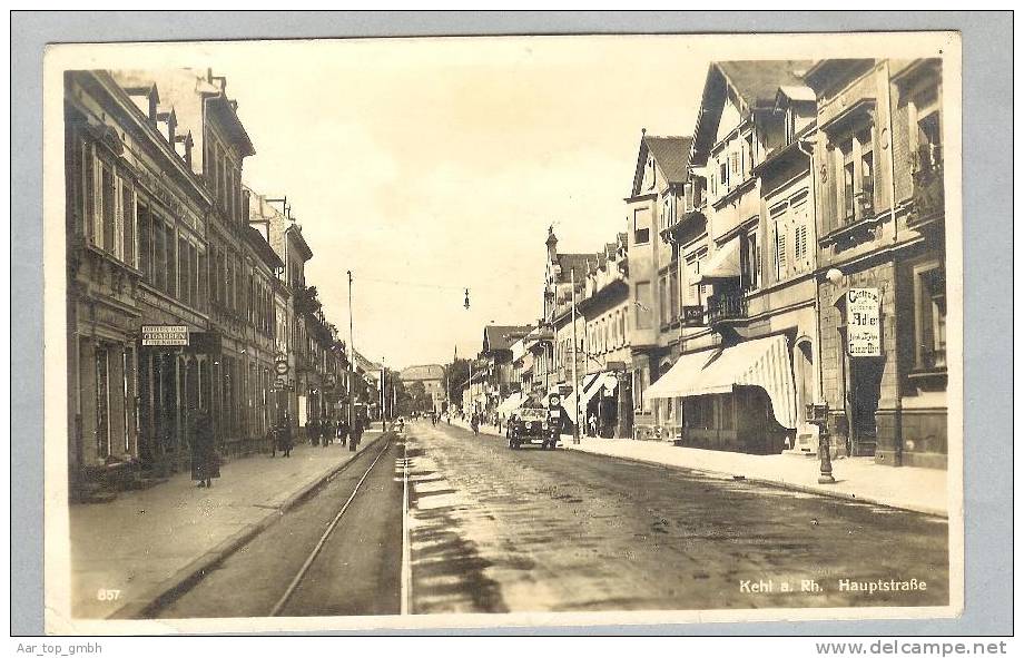 BW KEHL Hauptstrasse Ca. 1930 Foto #857 - Kehl