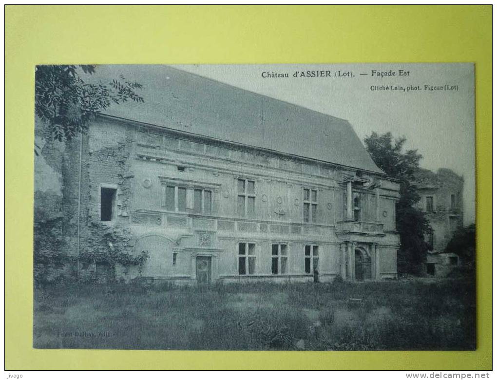 Château D'ASSIER  (Lot)  :  Façade  EST - Autres & Non Classés