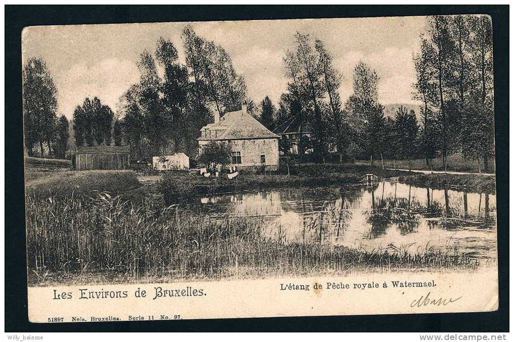 Carte Postale - Les Environs De Bruxelles - L'etang De Peche Royale à Watermael - Autres & Non Classés