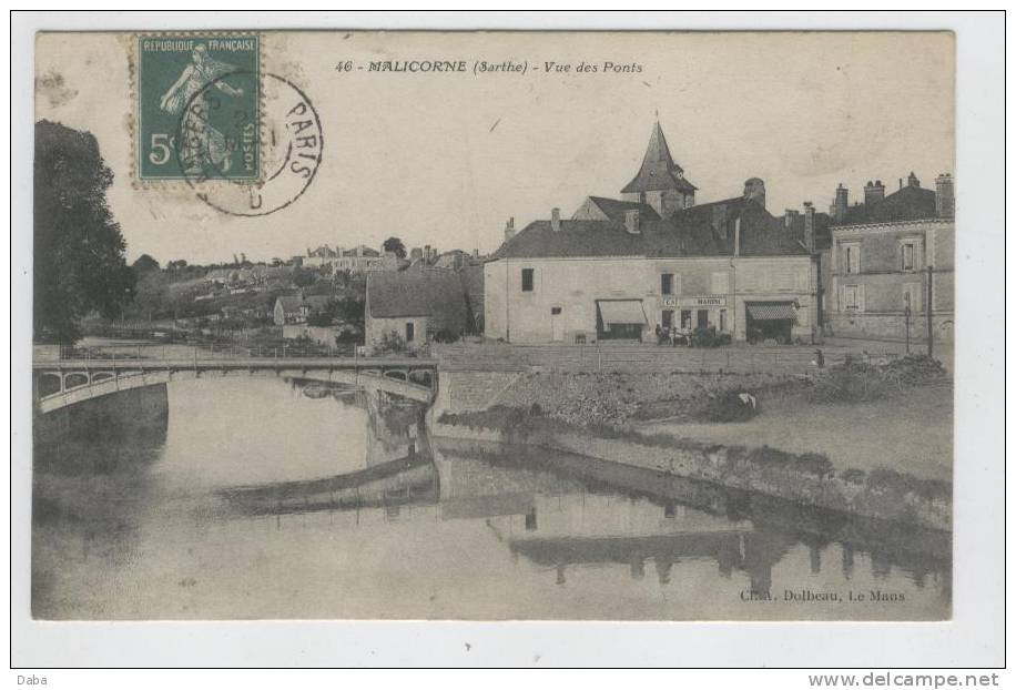 Malicorne. Vue Des Ponts. - Malicorne Sur Sarthe