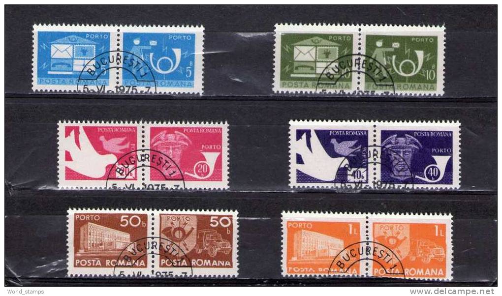 ROUMANIE 1974 TAXE OBLITERES - Postage Due