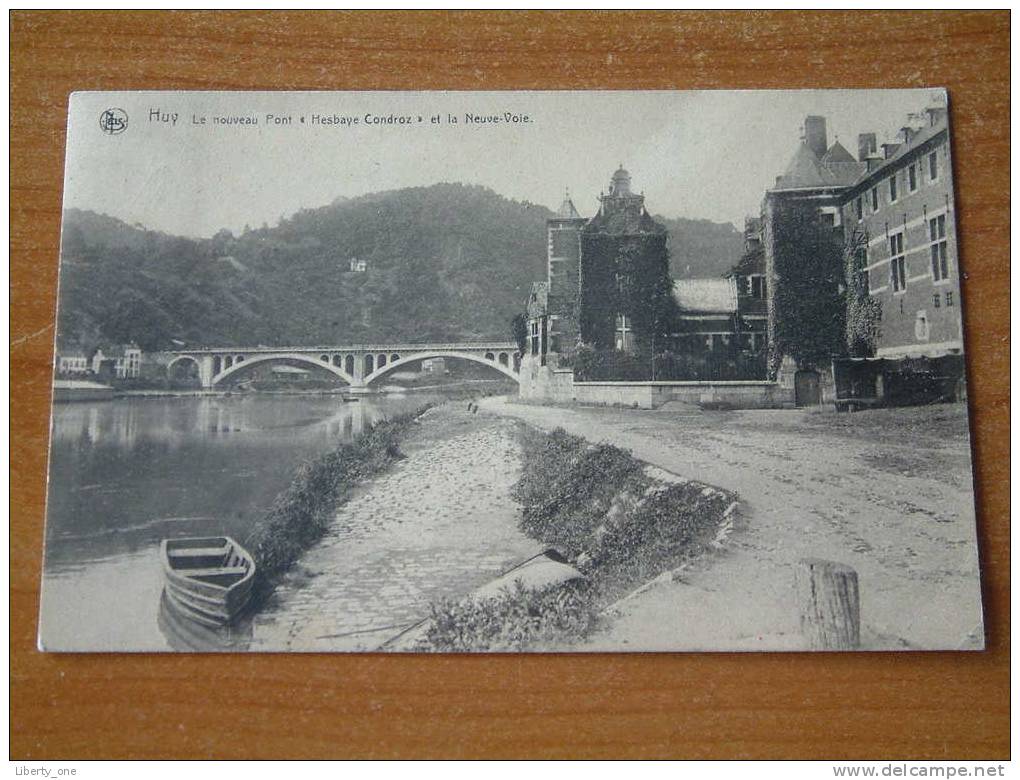 Le Nouveau Pont " Hesbaye Condroz " Et La Neuve-Voie / Anno 1925 ( Zie Foto Voor Details ) !! - Hoei
