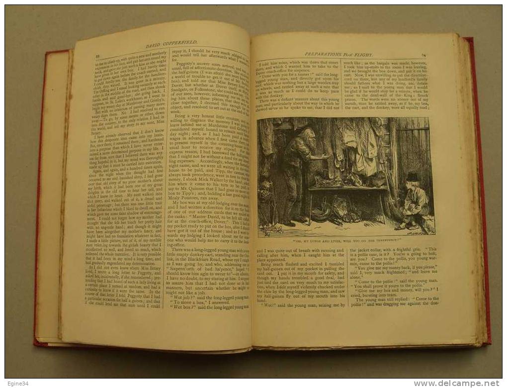 Charles DICKENS - The Personal History Of DAVID COPPERFIELD  - Illustrated By F. BARNARD -1890 - 1850-1899