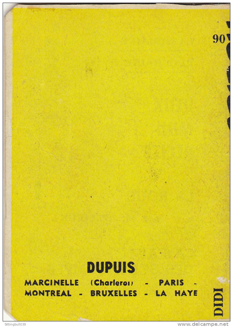 MINI-RECIT De SPIROU. N° 90. DIDI Par ANJO. 1961. Dupuis Marcinelle - Spirou Magazine