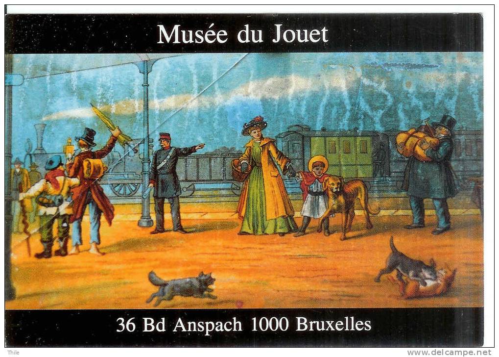 BRUXELLES - Musée Du Jouet - Laterna Magika - Détail De Plaque Chromolithographique - Museos