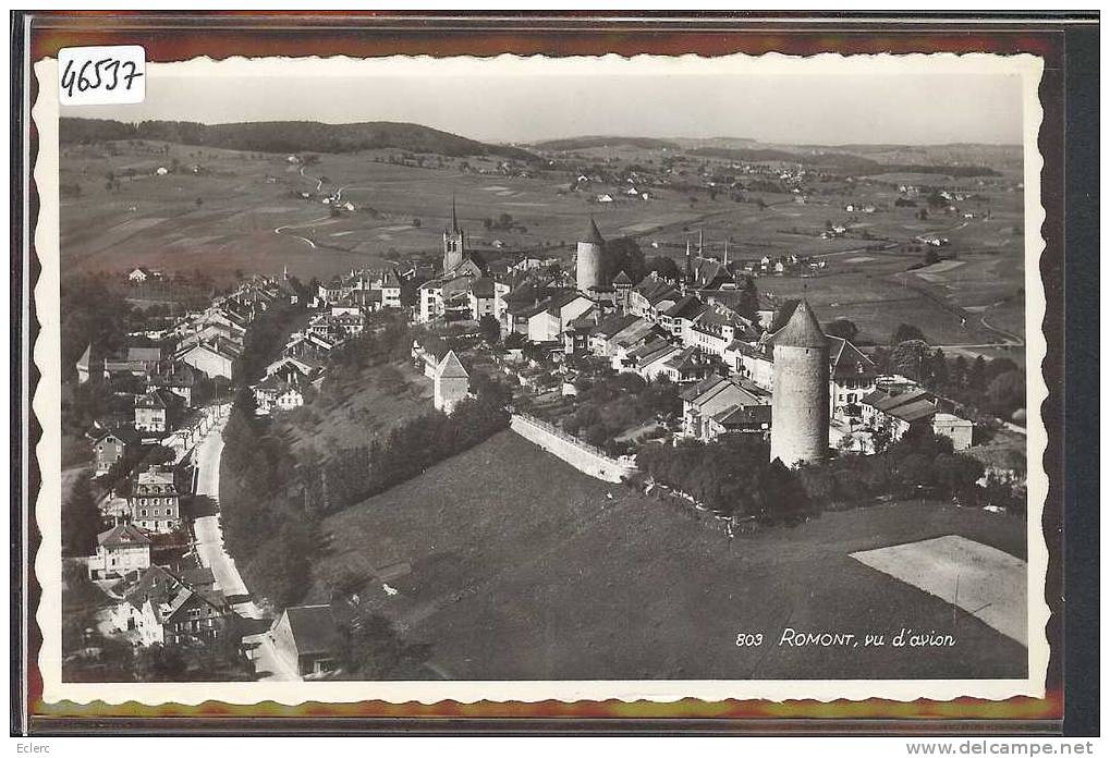 ROMONT - VUE AERIENNE  - TB - Romont