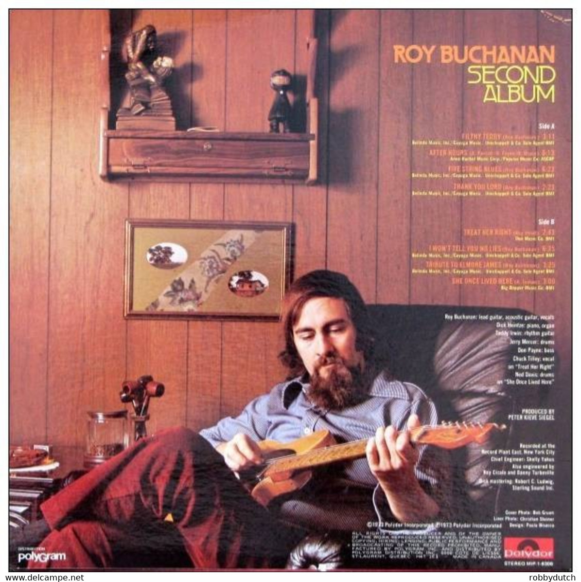 * LP *  ROY BUCHANAN - SECOND ALBUM (Germany 1973) - Blues