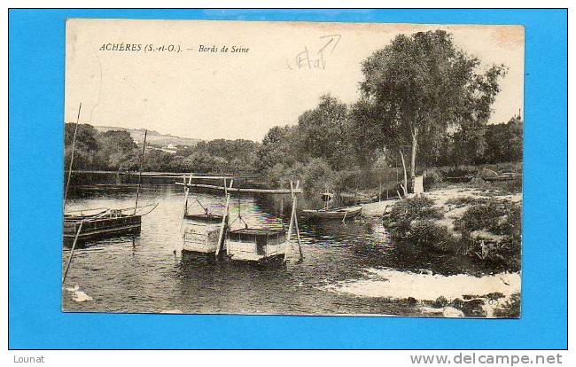 ACHERES : Bords De Seine (en L´état: Haut  ) - Acheres