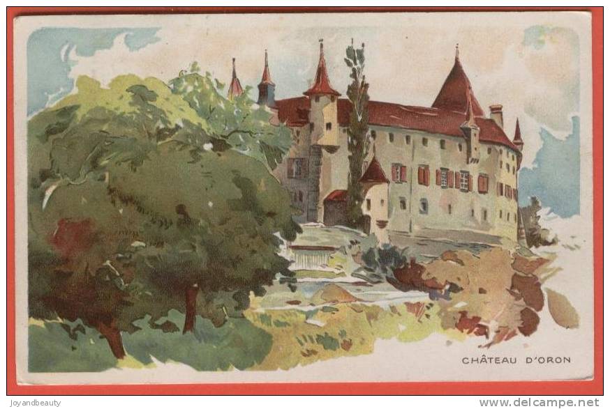 G079, Château D' Oron , Circulée  1922 - Oron