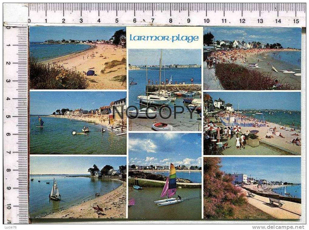 LARMOR PLAGE -  Les Plages Et Le Port - 8 Vues - Larmor-Plage