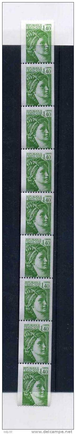 - FRANCE ROULETTE . SABINE DE GANDON N°2157  Y T 1981  NEUFS SANS CHARNIERE - Coil Stamps