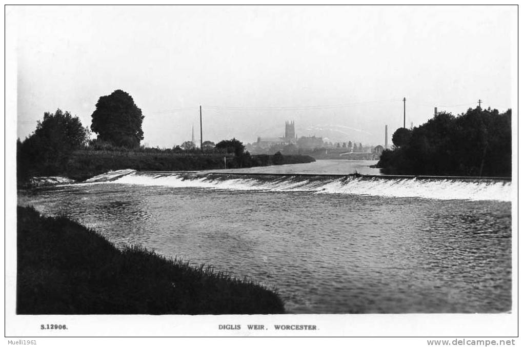 Diglis Weir, Worcester, 1922 - Sonstige & Ohne Zuordnung