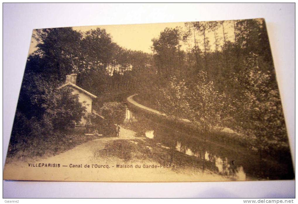 Canal De L'Ourcq Maison Du Garde -Pêche - Villeparisis