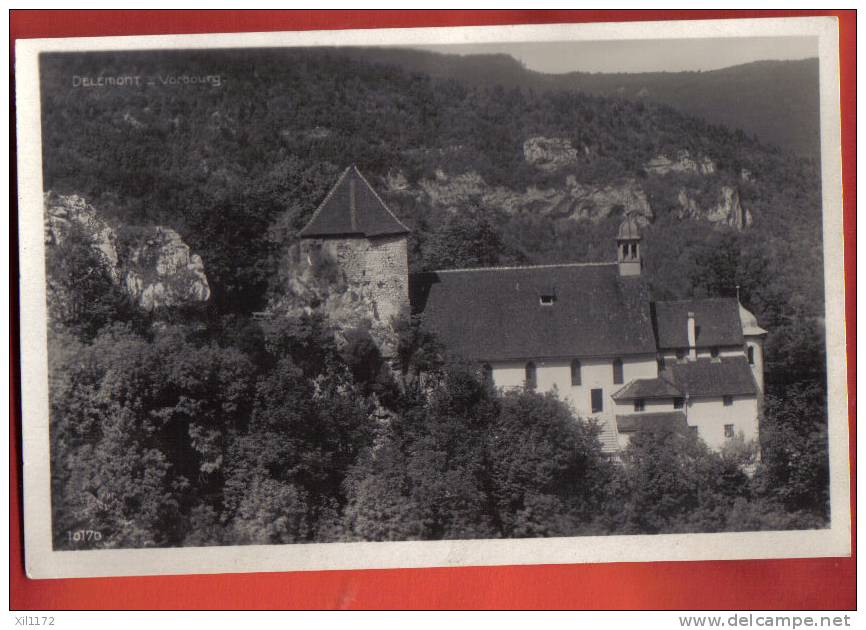 L453 Delémont, Vorbourg.Mention: En Souvenir De Nos Fiançailles, 2.10.1927 - Delémont