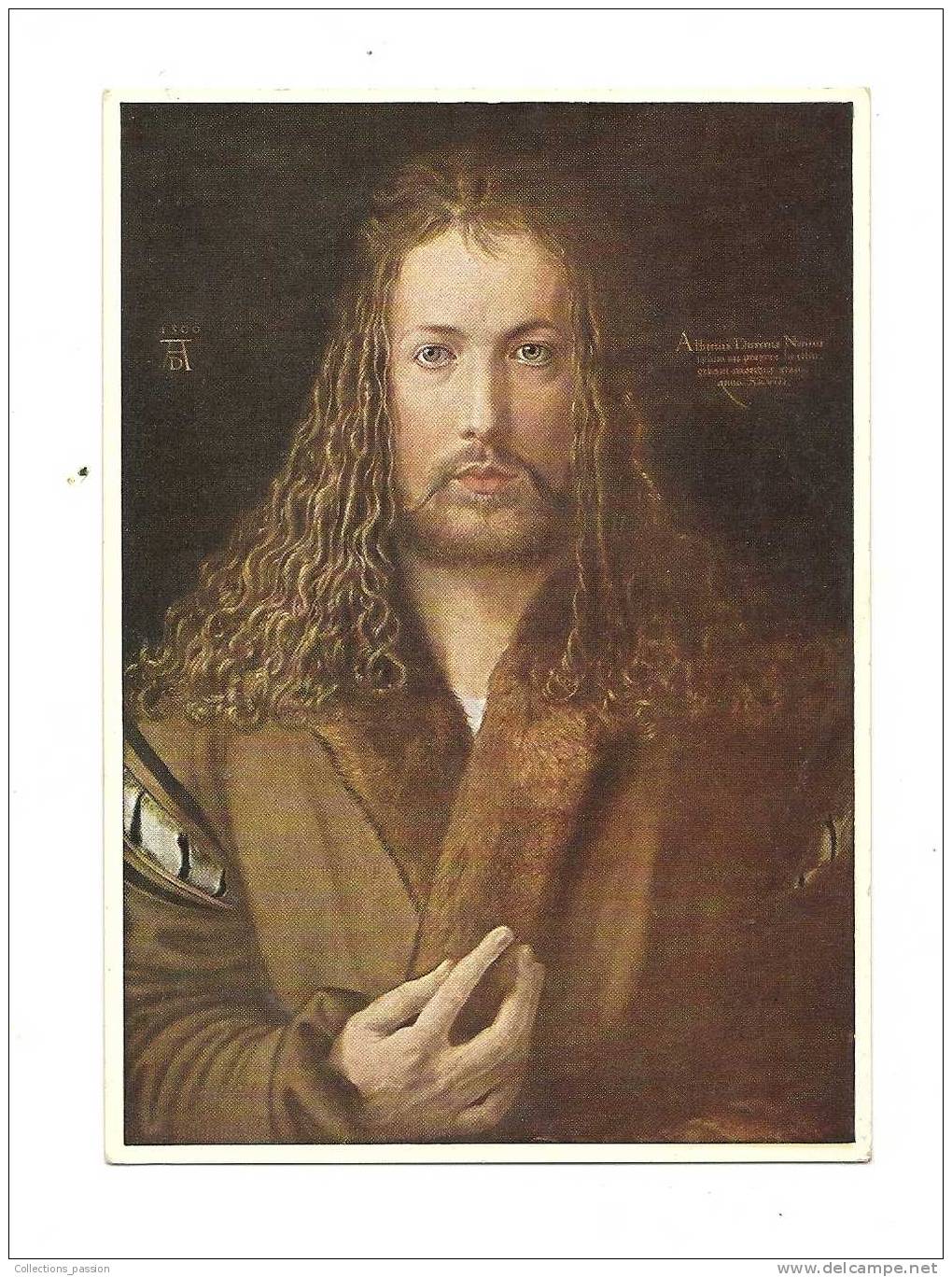 Cp, Peintures Et Tableaux, Albrecht Dürer - Portrait De L'Artiste - Paintings