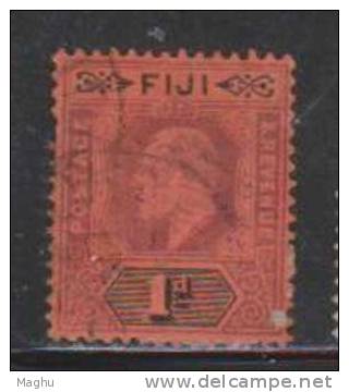 Fiji Used Edward -1d, As Scan - Fidji (...-1970)