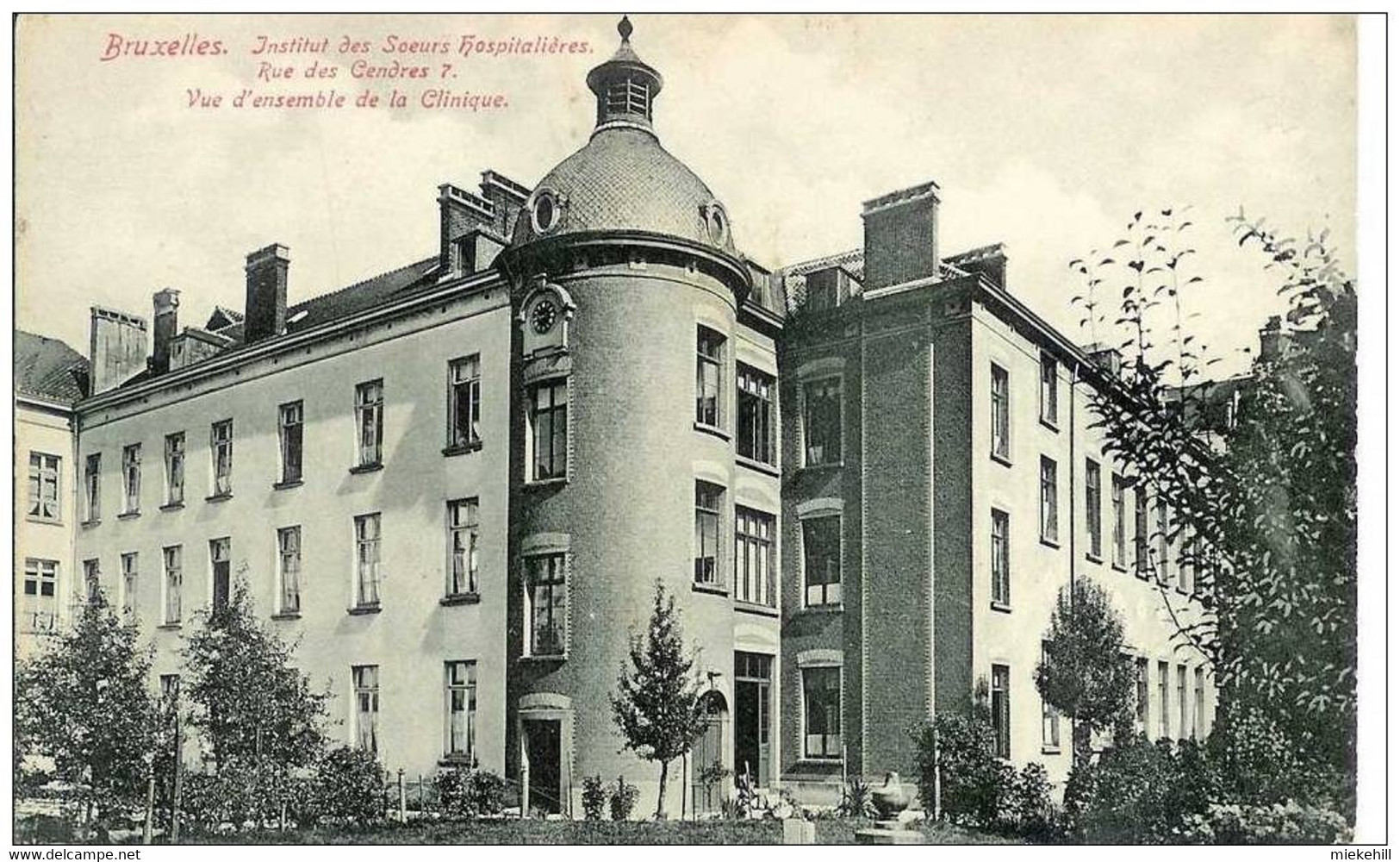 BRUXELLES-RUE DES CENDRES-CLINIQUE DES SOEURS HOSPITALIERES-médecine-santé-hôpital - Salute, Ospedali