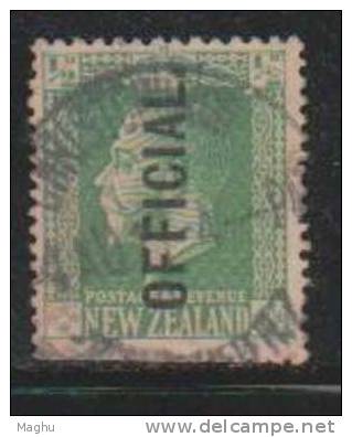 New Zealand  Used, 1/2d KG V, Official - Dienstmarken