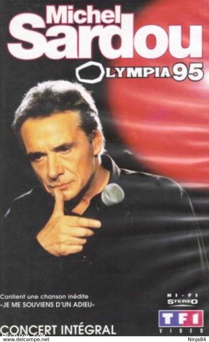 V-H-S Michel Sardou / Didier Barbelivien " Olympia 95 " - Concert Et Musique