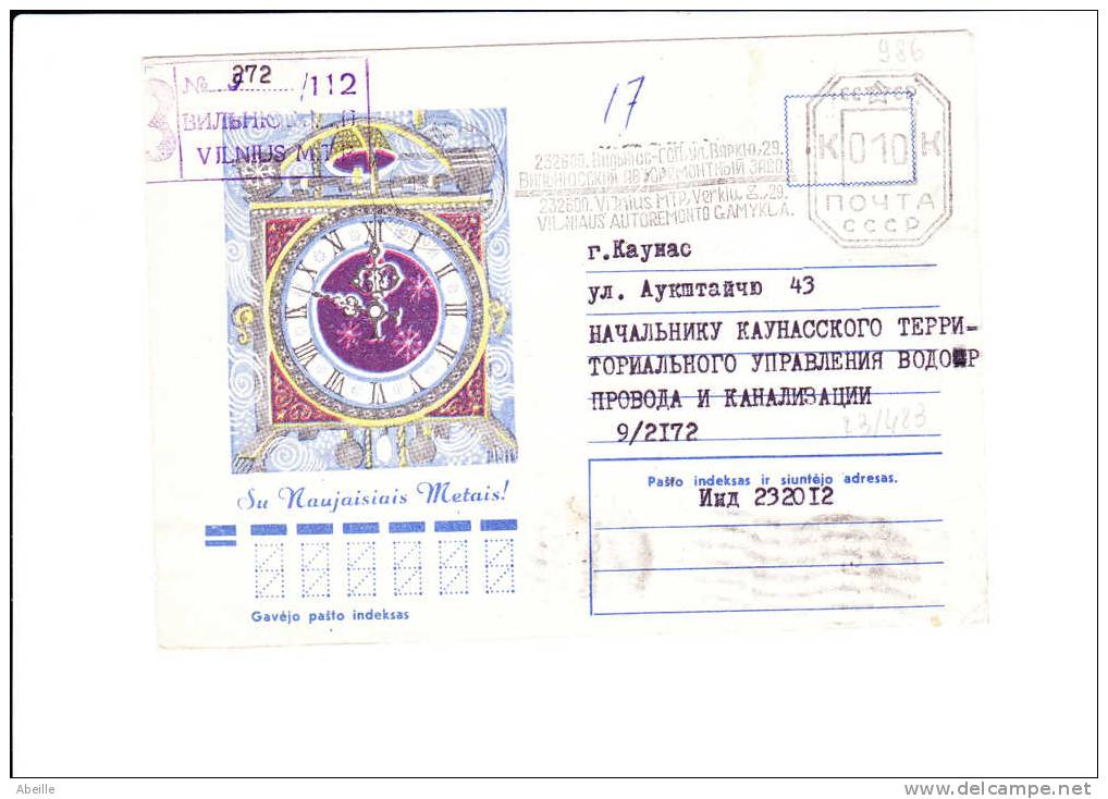 23/483       LETTRE  USSR - Relojería