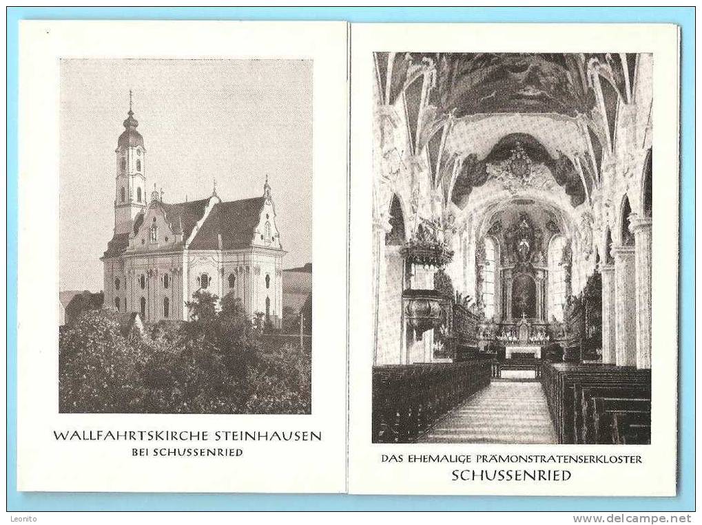 Wallfahrtskirche Steinhausen Bei Schussenried Kloster 2 Faltprospekte à 8 Seiten - Bad Schussenried