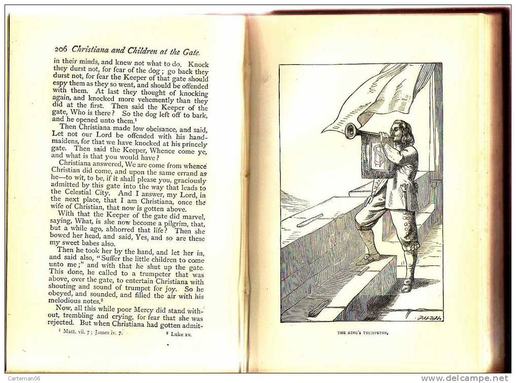 Livre - The Pilgrim's Progress - By John Bunyan - 1850-1899