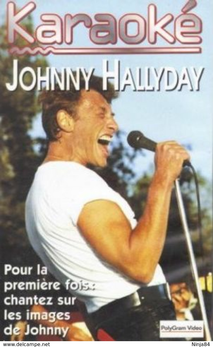 V-H-S Johnny Hallyday / Aznavour / Hallyday / Berger / Wonder / Dassin / Goldman " Karaoké " - Concert Et Musique