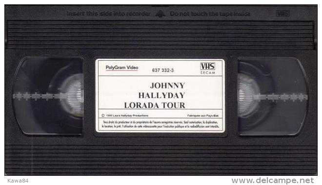 V-H-S  Johnny Hallyday  "  Lorada Tour  " - Konzerte & Musik