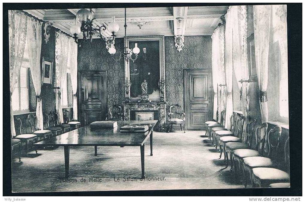 Carte Postale "Melle - (Maison De Melle) Le Salon D´Honneur" - Melle