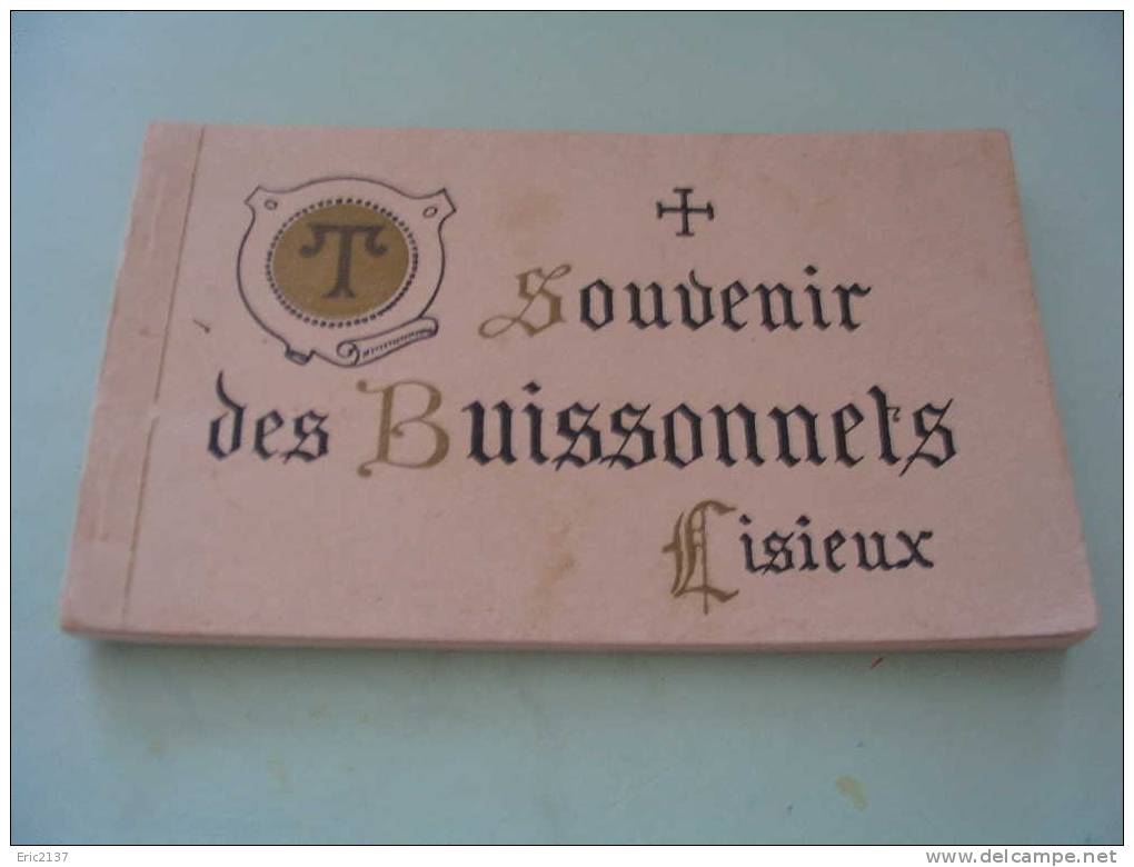 CARNET DE 15 CARTES DES BUISSONNETS A LISIEUX... - Lisieux