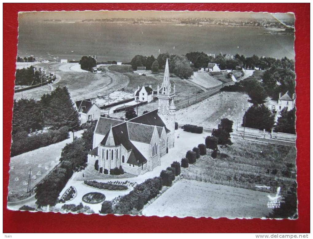 22 - ST JACUT DE LA MER - L'EGLISE ET VUE SUR LANCIEUX - CPSM - - Saint-Jacut-de-la-Mer