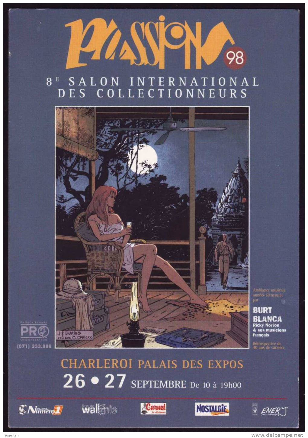 Postcard BELGIUM BELGIQUE 1998 - 8ème Salon International Des Collectionneurs - Collector Fairs & Bourses
