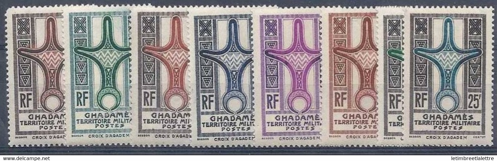 ⭐ Ghadamès - YT N° 1 à 8 ** - Neuf Sans Charnière - 1949 ⭐ - Unused Stamps