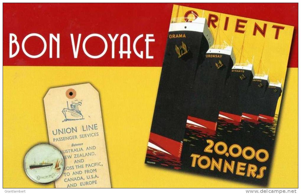 Australia 2004 Bon Voyage Orient -Ship/ Ships Presentation Pack - See 2nd Scan - Presentation Packs