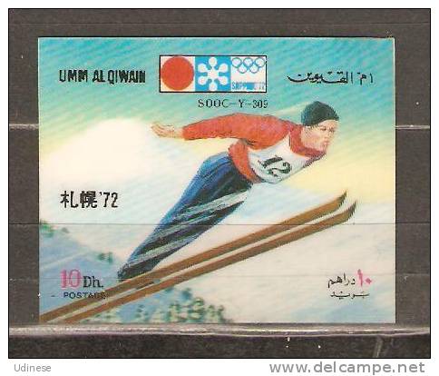 UMM AL QIWAIN 1972 - WINTER OLYMPIC GAMES 10 - MNH MINT NEUF - Winter 1972: Sapporo
