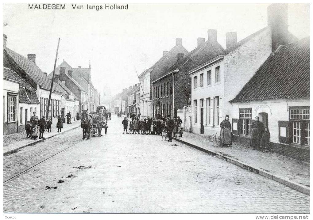 Maldegem Reproductie  Van Langs Holland - Maldegem