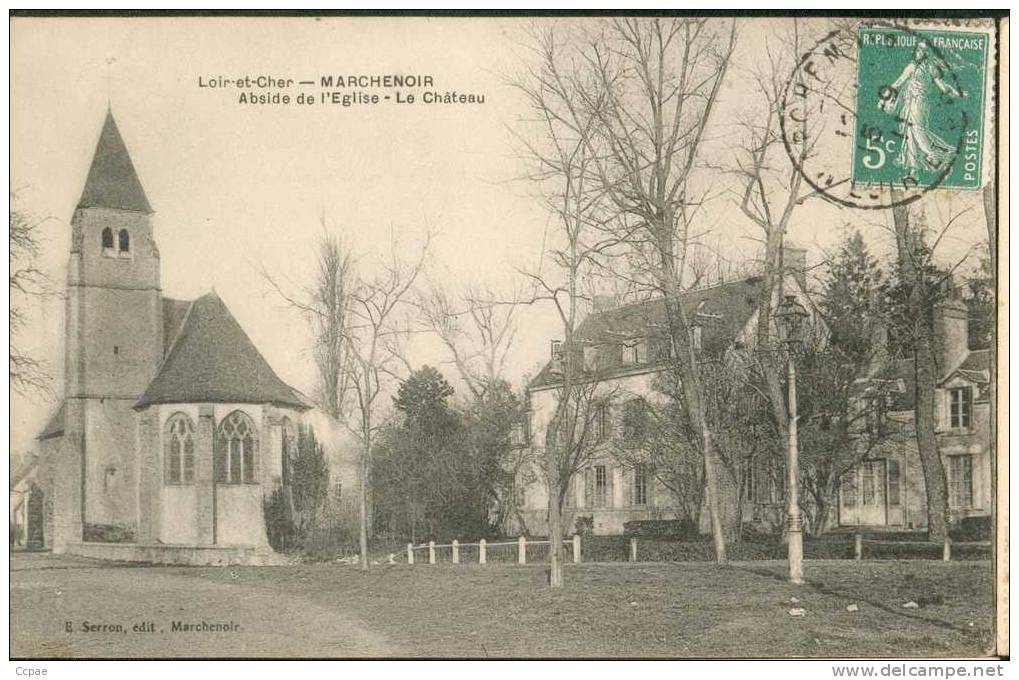 Abside De L'Eglise - Le Château - Marchenoir