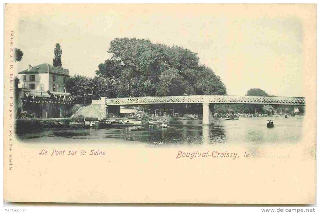 DEP 78 BOUGIVAL CROISSY LE PONT SUR LA SEINE - Bougival