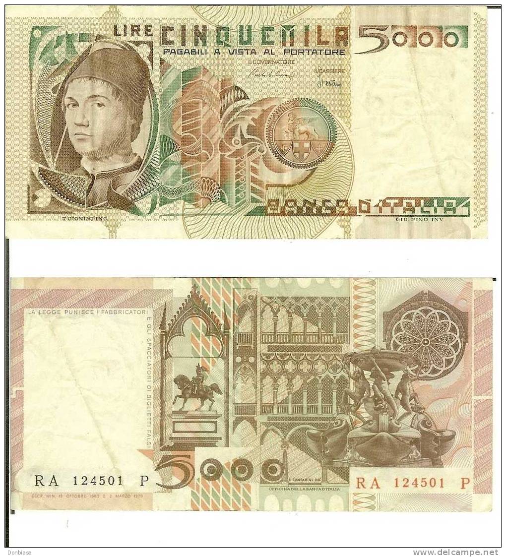 5.000 Lire Antonello Da Messina 19/10/1983 (non Comune) - 5000 Lire