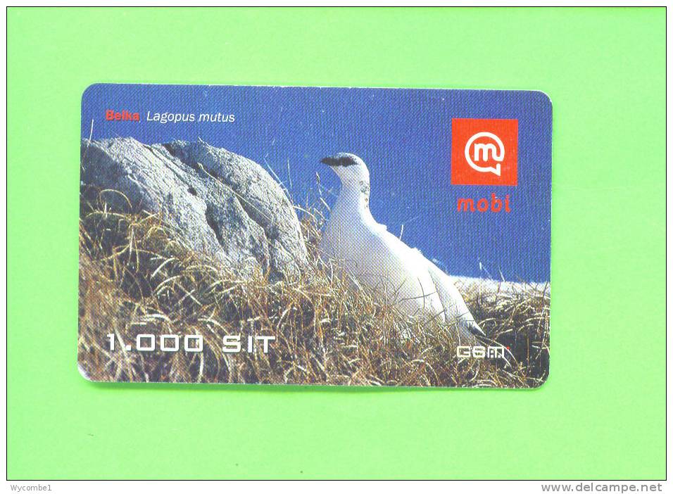SLOVENIA  -  Mobitel Remote Phonecard/Bird - Slovénie