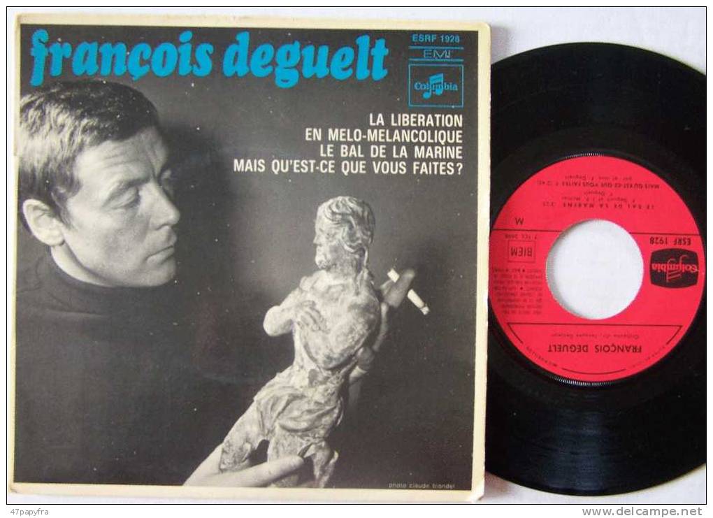 François DEGUELT 45T VINYLE EP BIEM ORIGINAL  En Parfait état  La Libération... - New Age