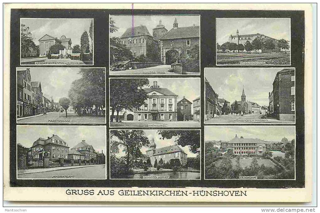 ALLEMAGNE GRUSS AND GEILENKIRCHEN HÜNSHOVEN   9 VUES - Gelsenkirchen