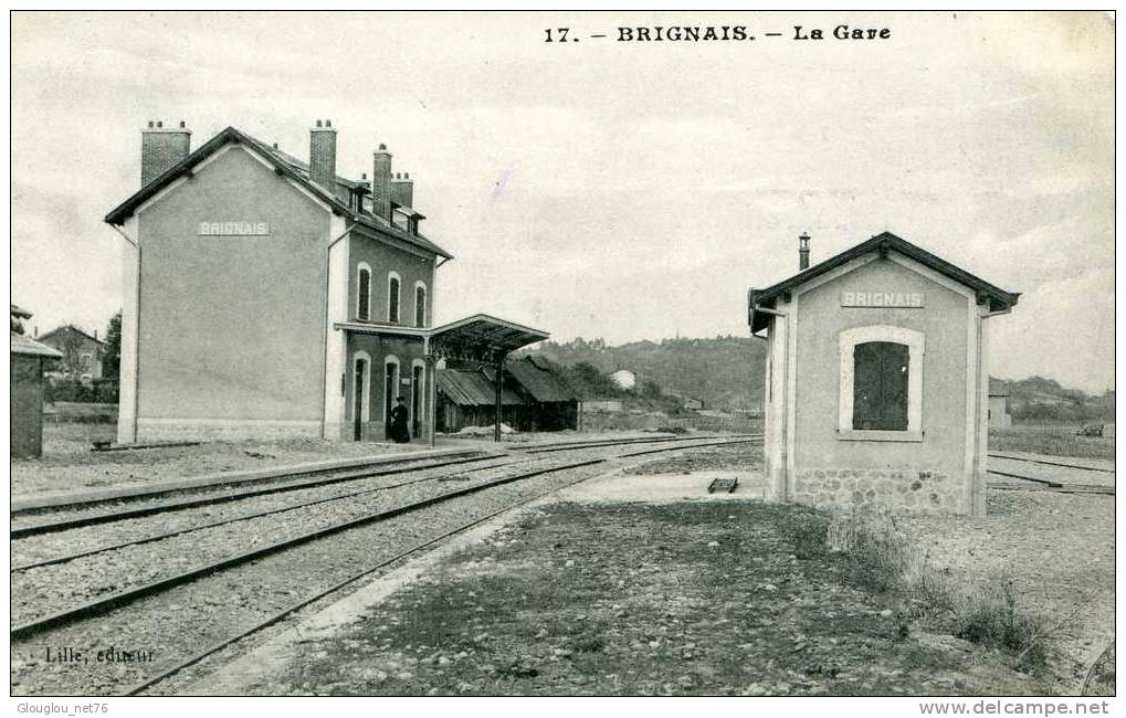 69-BRIGNAIS....LA GARE.....CPA - Brignais