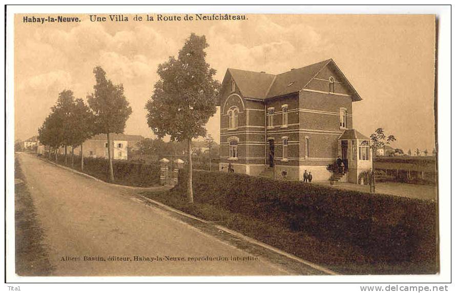 D5236 - HABAY-LA-NEUVE  -  Une Villa De La Route De Neufchateau   *Edit.: Albert Bastin* - Habay