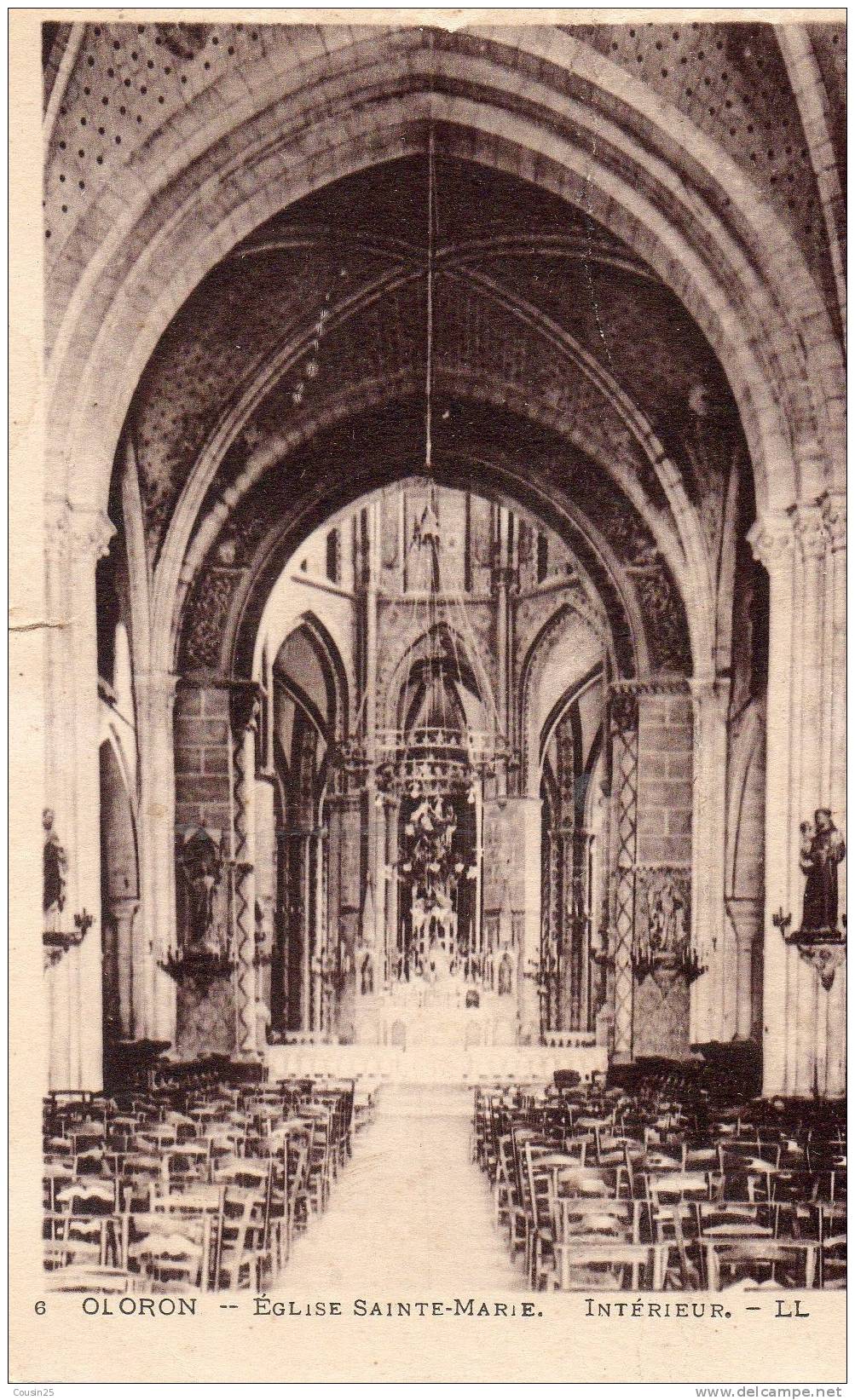 64 OLORON - Eglise Sainte Marie - Intérieur - Oloron Sainte Marie